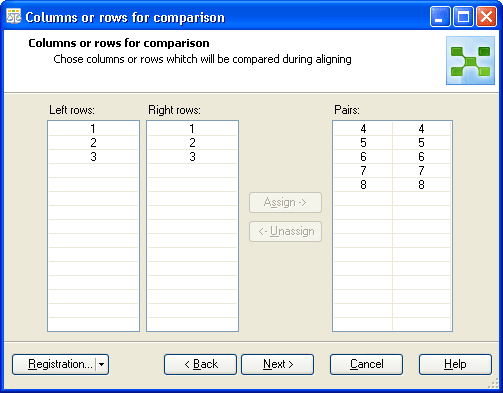 Compare columns