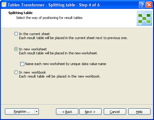 Selecting position