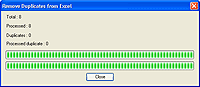 Processed progress bar