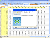 Pivotting tables result sheet